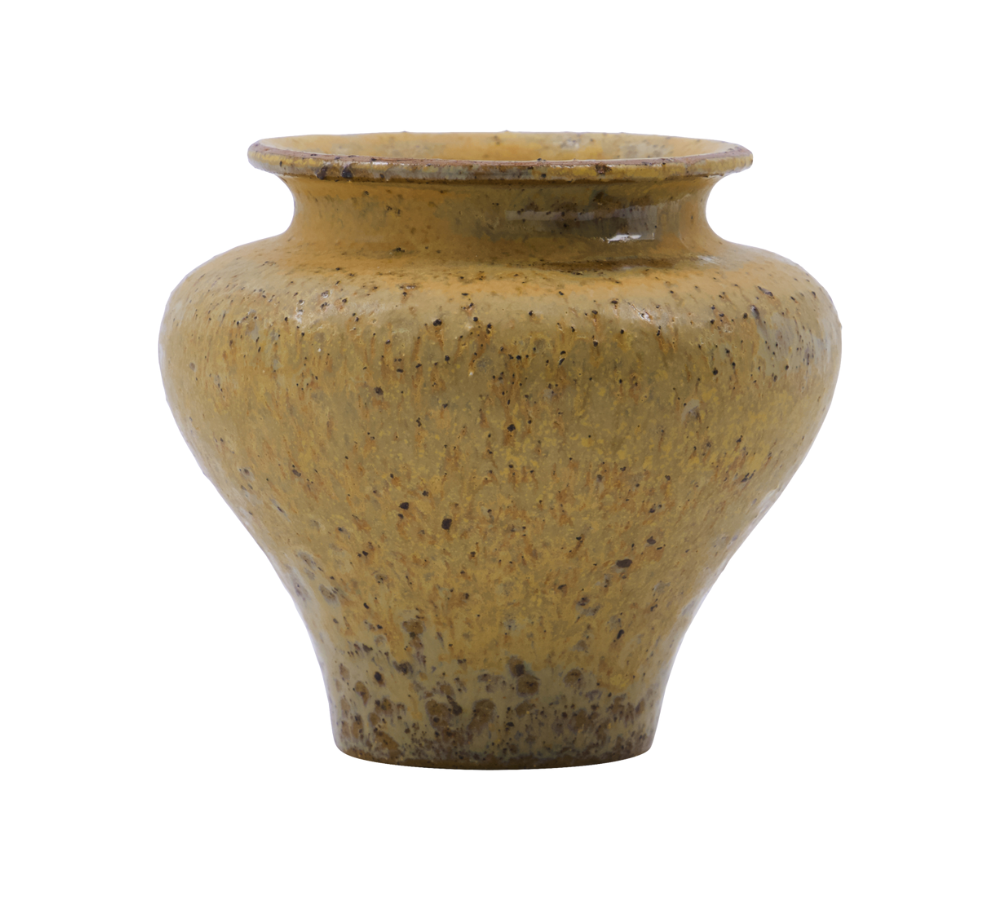 Kolo vase, Sennepsgul - H8,5 cm
